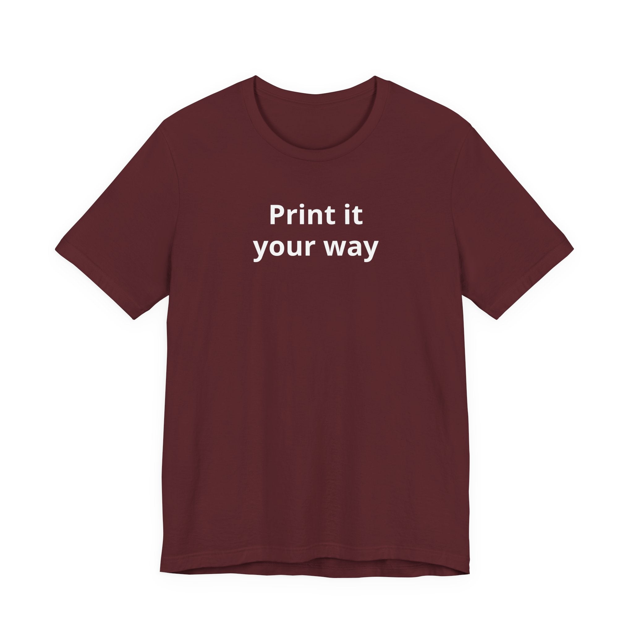 Personalized Soft Cotton Tee