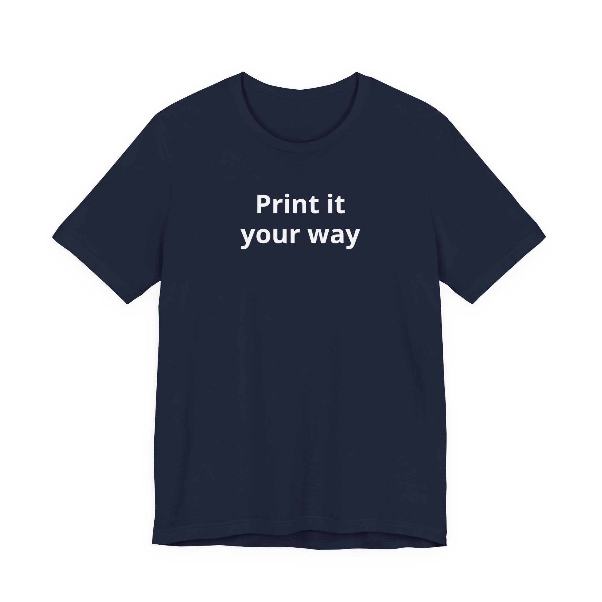 Personalized Soft Cotton Tee