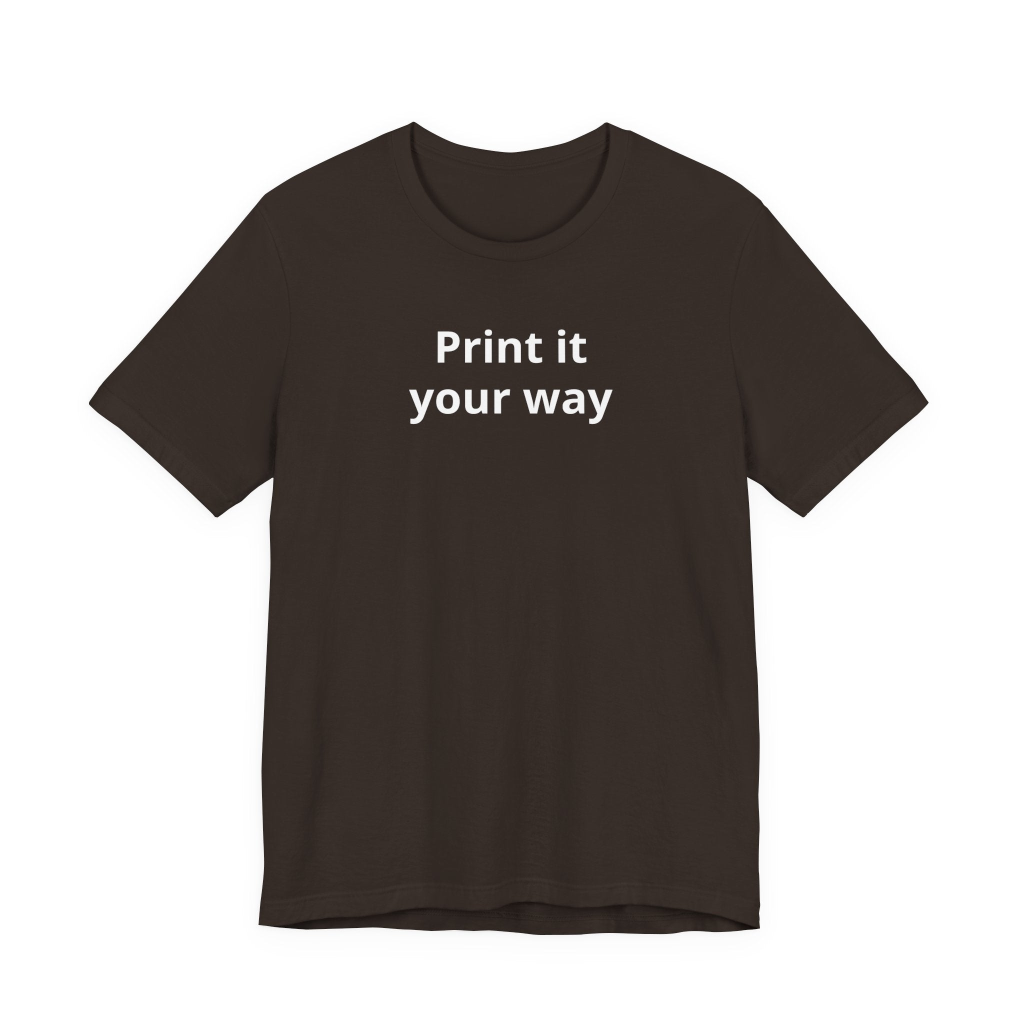 Personalized Soft Cotton Tee